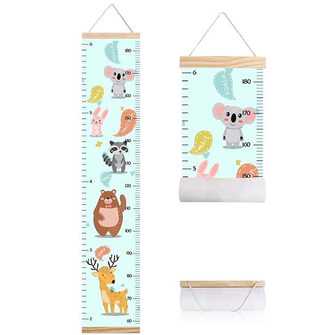 Animals Kids Growth Chart