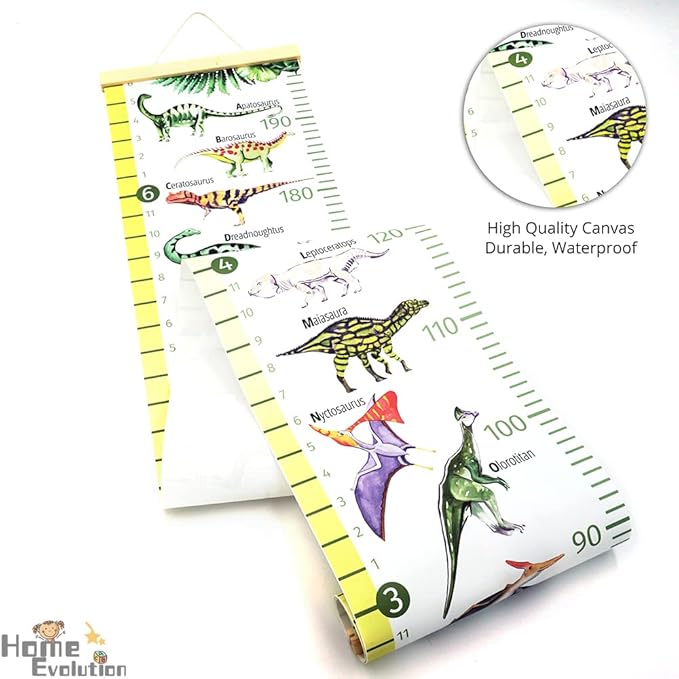 Dinosaur Kids Wall Growth Chart