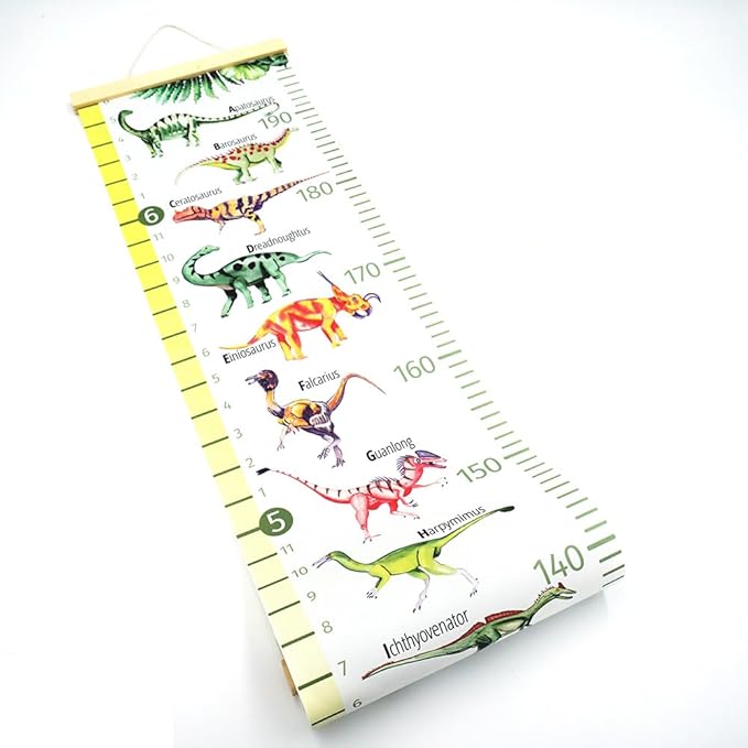 Dinosaurs Kids Wall Growth Chart