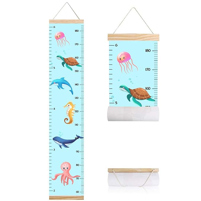 Underwater Kids Wall Growth Chart