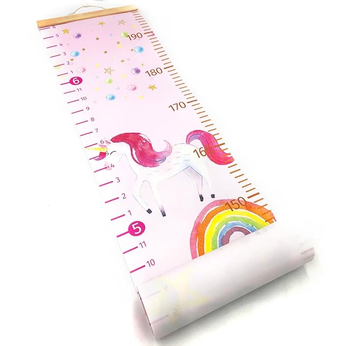 Unicorn Kids Wall Growth Chart